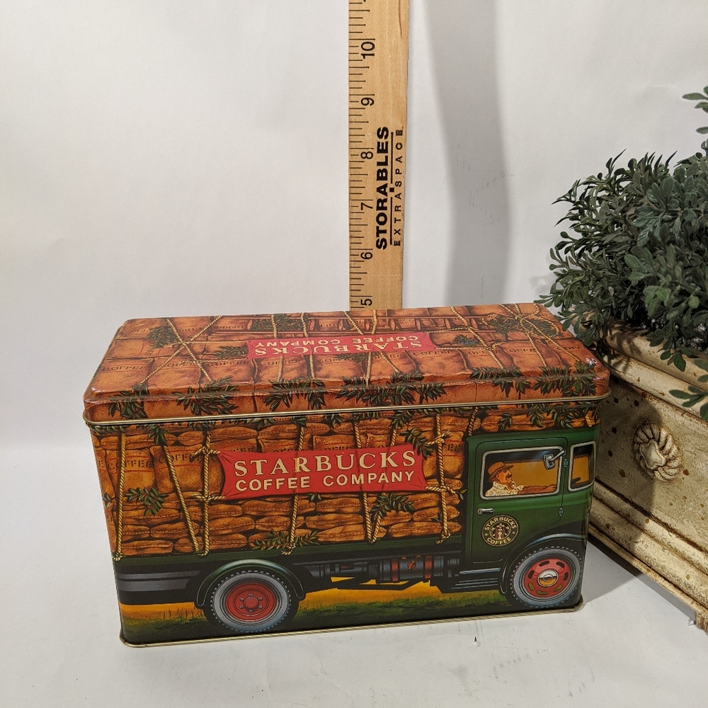 Vintage Style Starbucks Coffee Tin